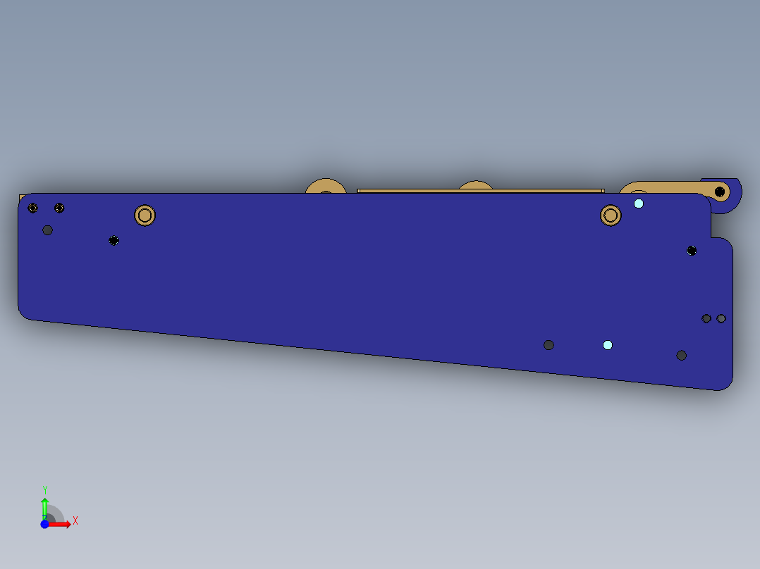 加大机芯封胶器前视图