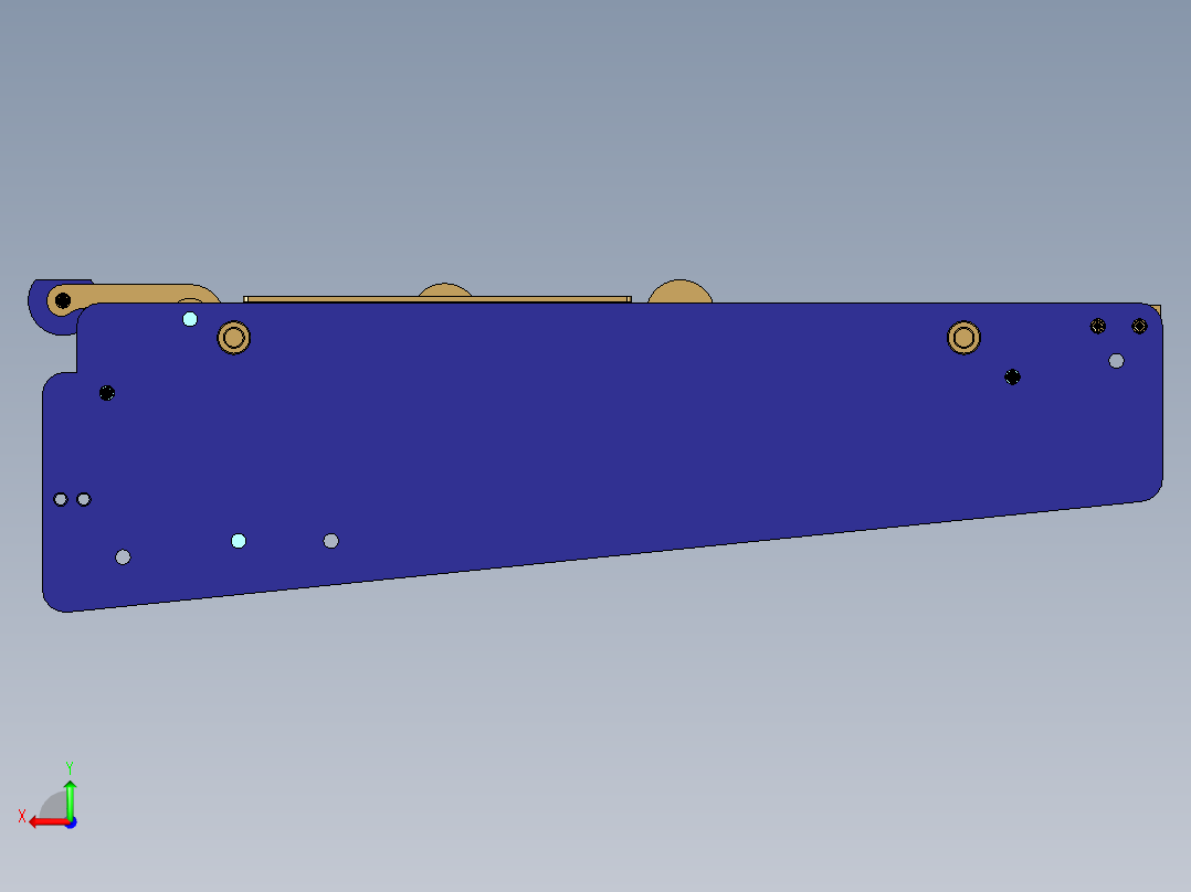 加大机芯封胶器后视图