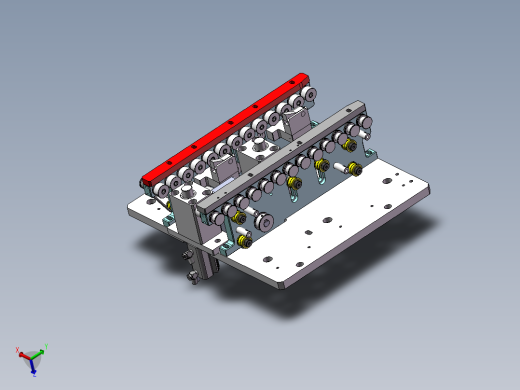 0.24米0.1米滚轮输送机构
