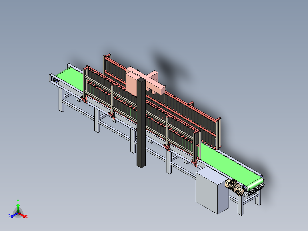 A0002587-传送带带导向滚轮的输送机