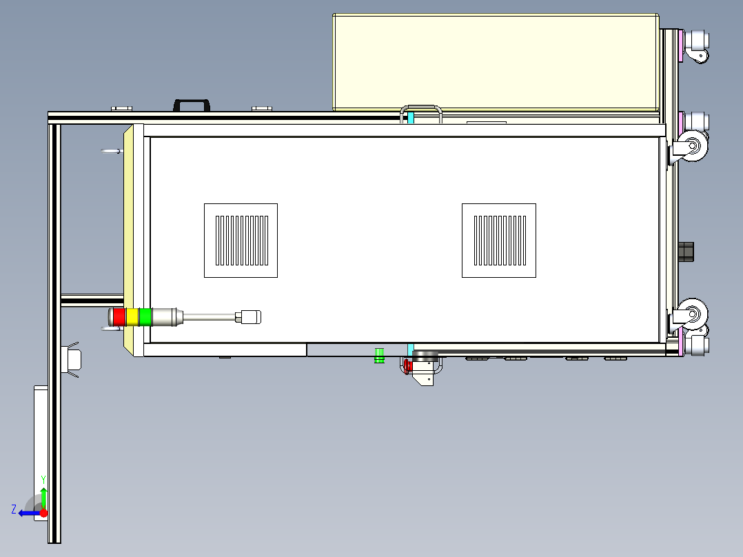 汽车雨刮器电机性能测试机 非标自动化设备右视图