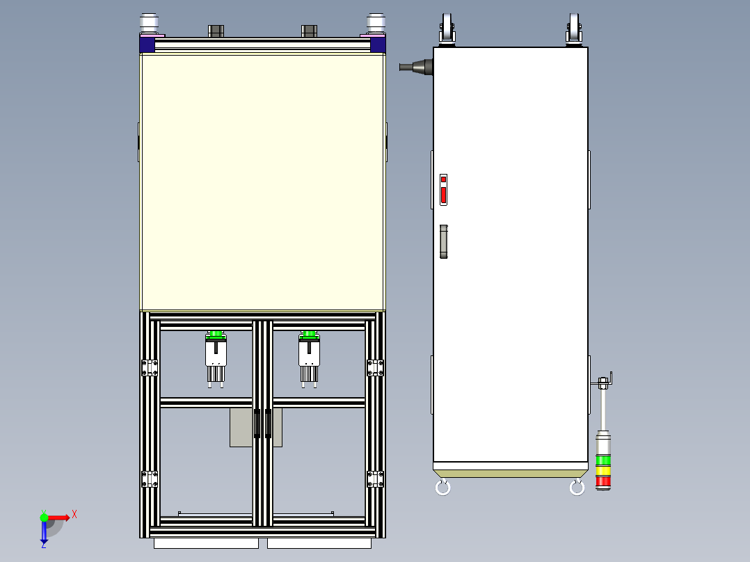 汽车雨刮器电机性能测试机 非标自动化设备俯视图