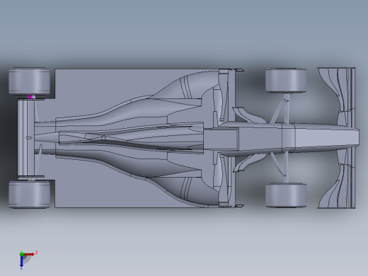A2004339-F1赛车模型俯视缩略图