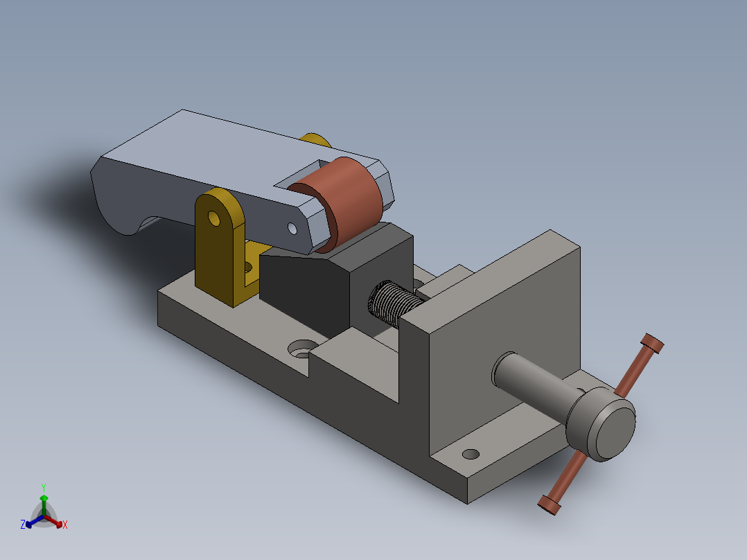 A0003716-管夹正等轴测图