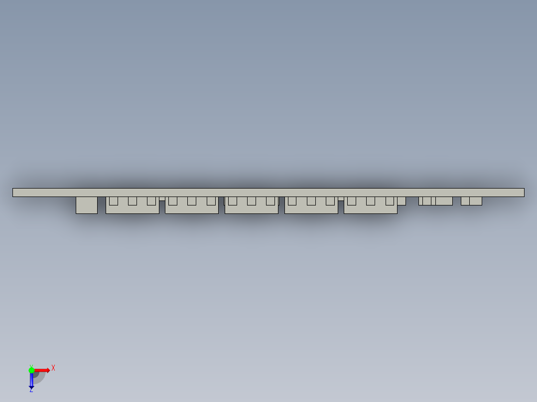 A0003132-HW-293 4S 40A 电池管理系统俯视图
