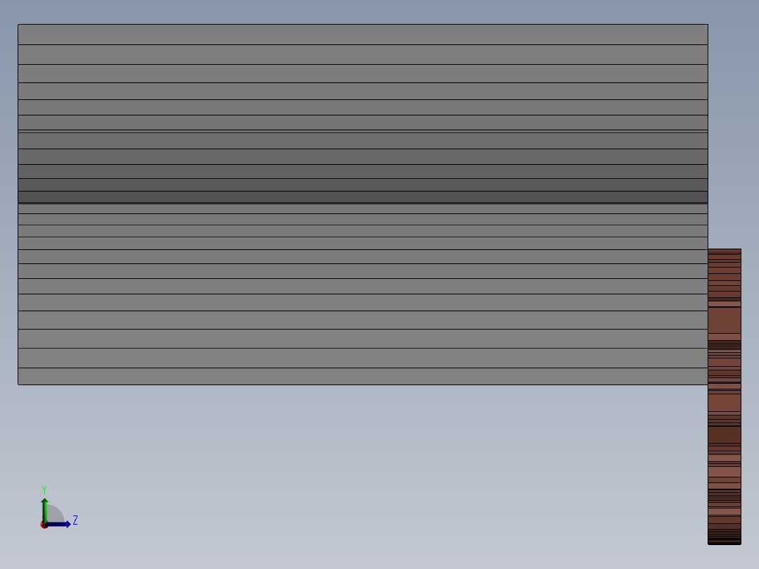 三维标志设计左视图