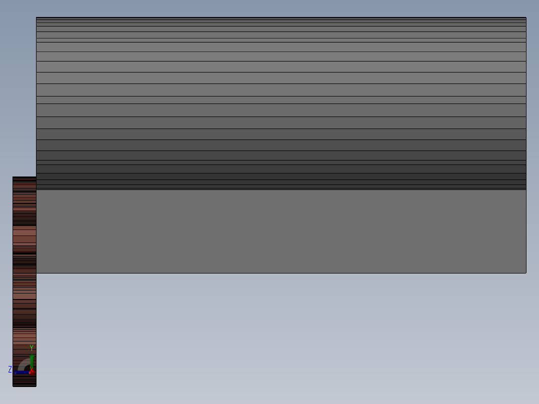 三维标志设计右视图