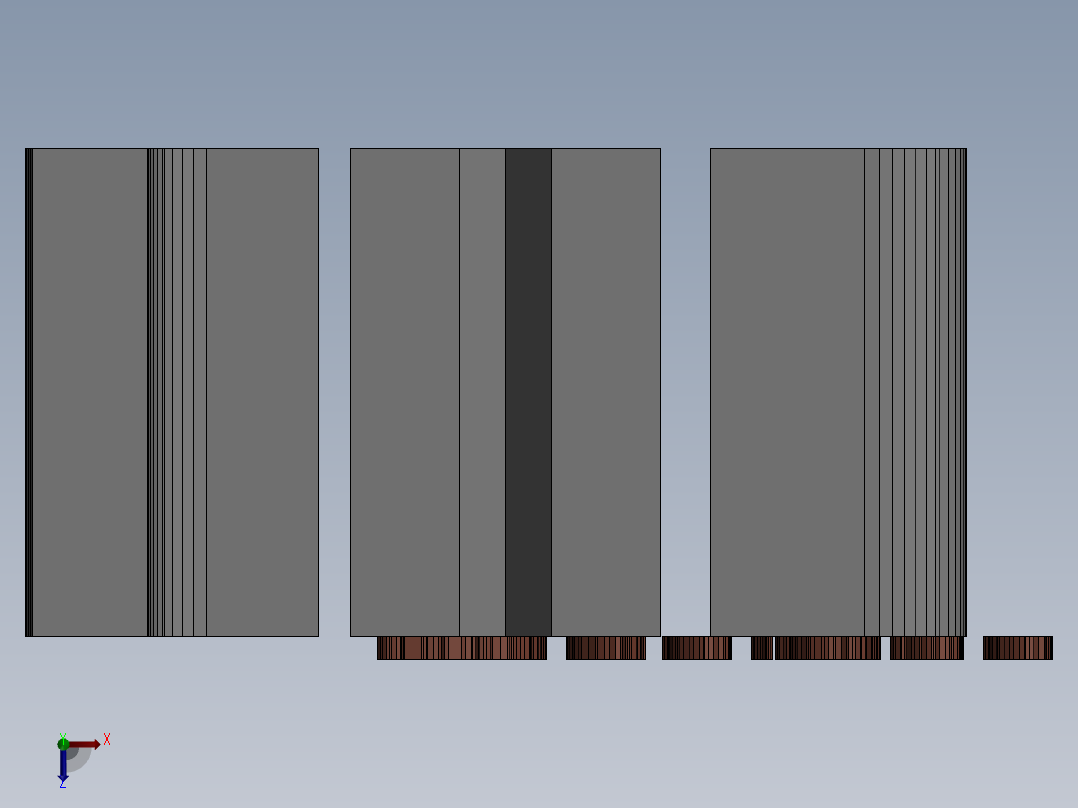 三维标志设计俯视图