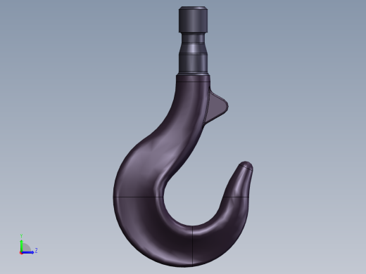 吊钩左视缩略图