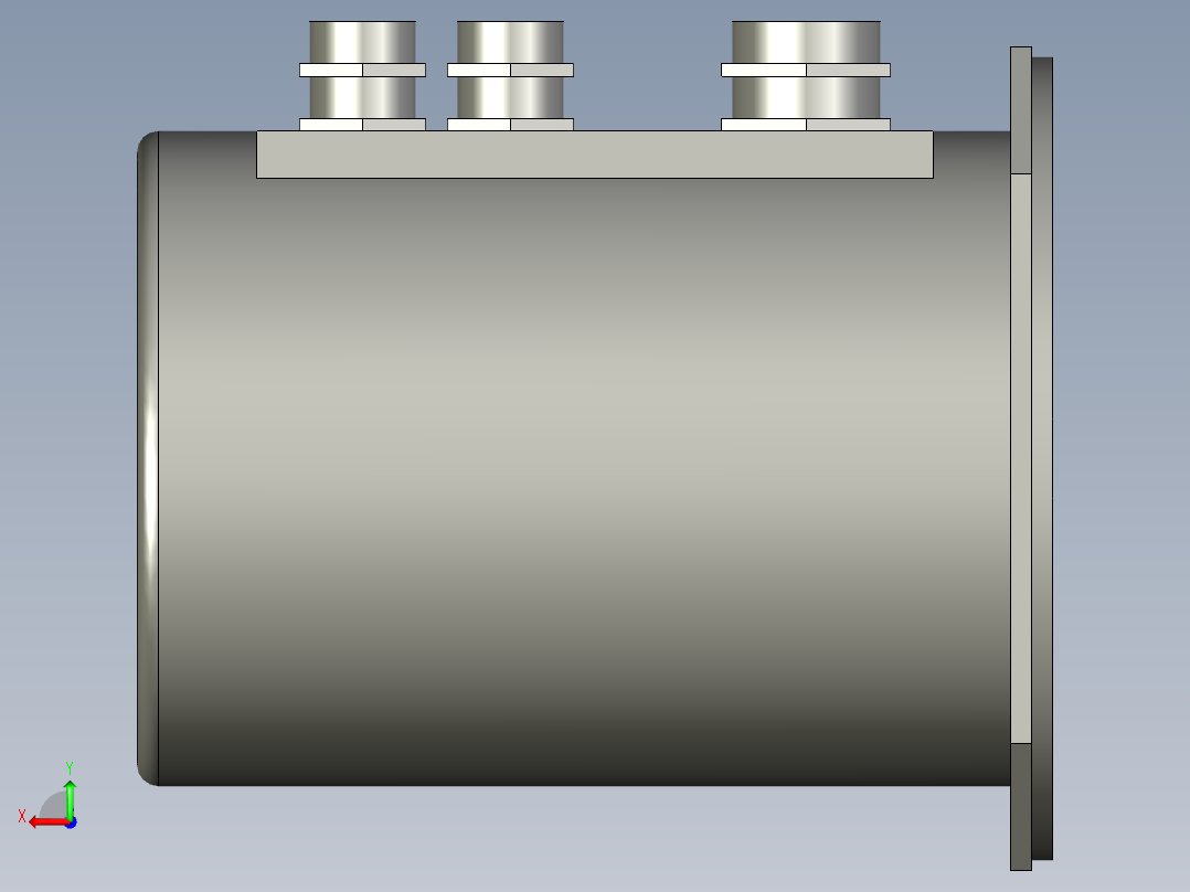 钢板自动裁切折弯成型设备设计-SF-AC3090-D后视图