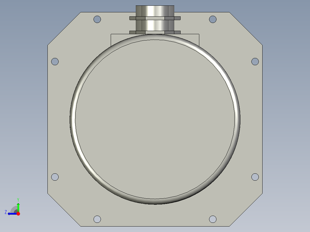 钢板自动裁切折弯成型设备设计-SF-AC3090-D右视图