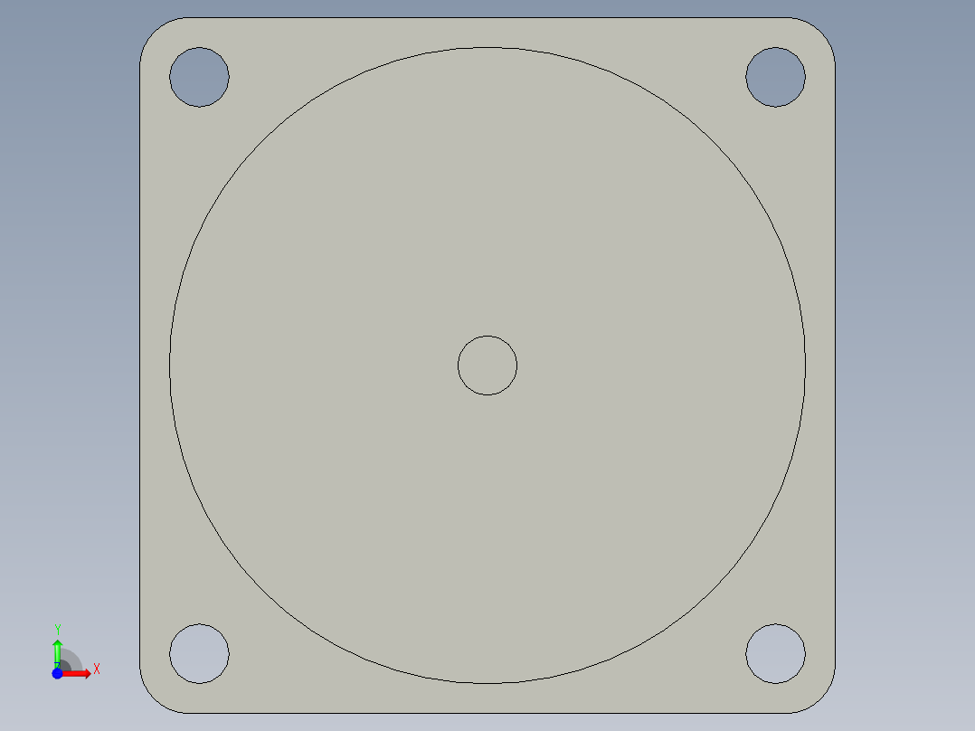 单项感应电机3IK15GN-C前视图