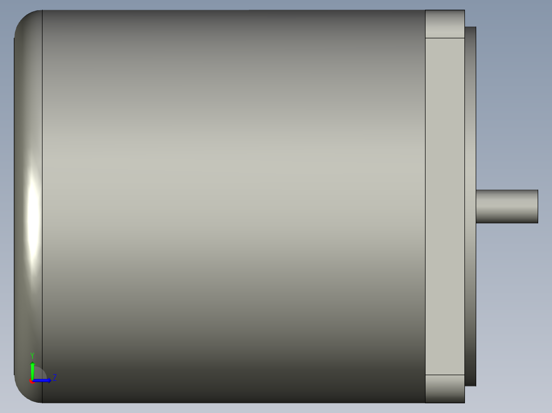 单项感应电机3IK15GN-C左视图