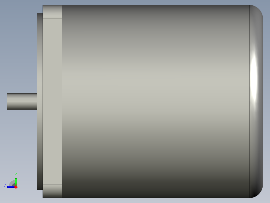 单项感应电机3IK15GN-C右视图