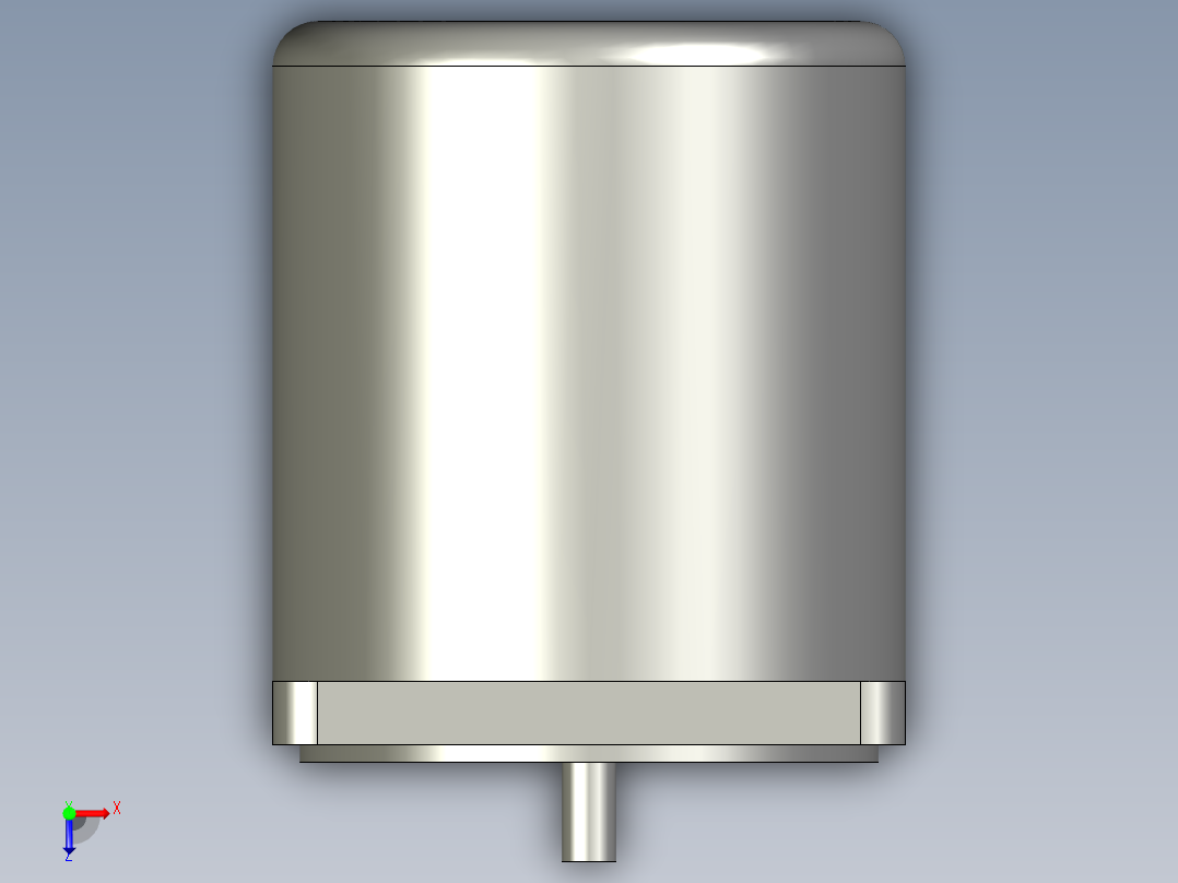 单项感应电机3IK15GN-C俯视图