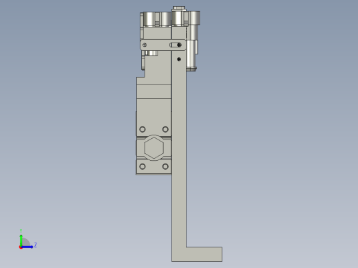 母端子分料机构左视缩略图