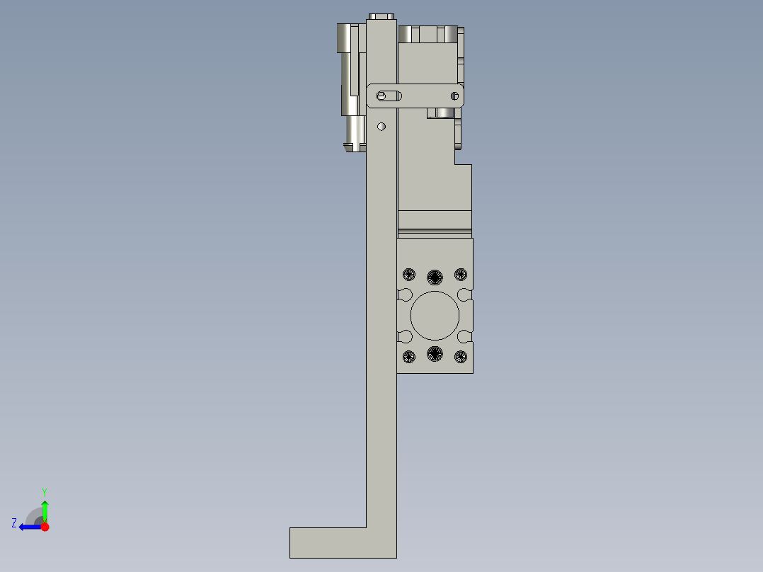 母端子分料机构右视图