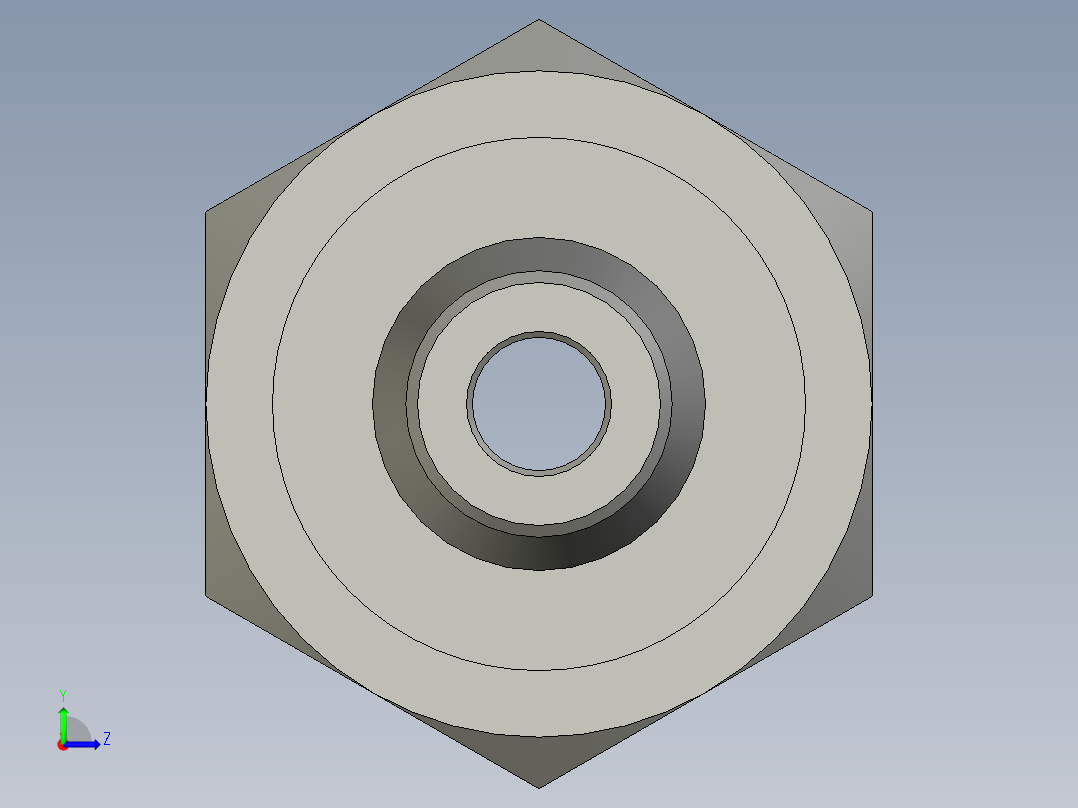 卡套式油管接头M6接4管左视图