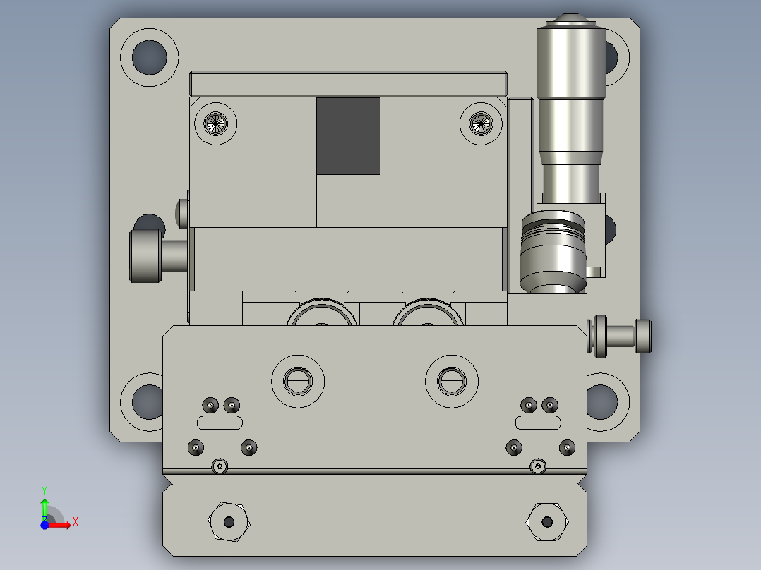 20090102-4100-X1产品上料支撑机构前视图