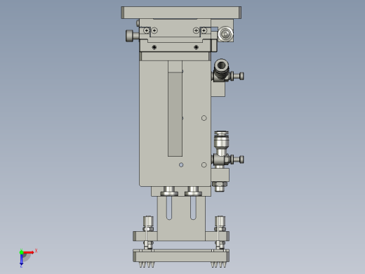 20090102-4100-X1产品上料支撑机构俯视缩略图