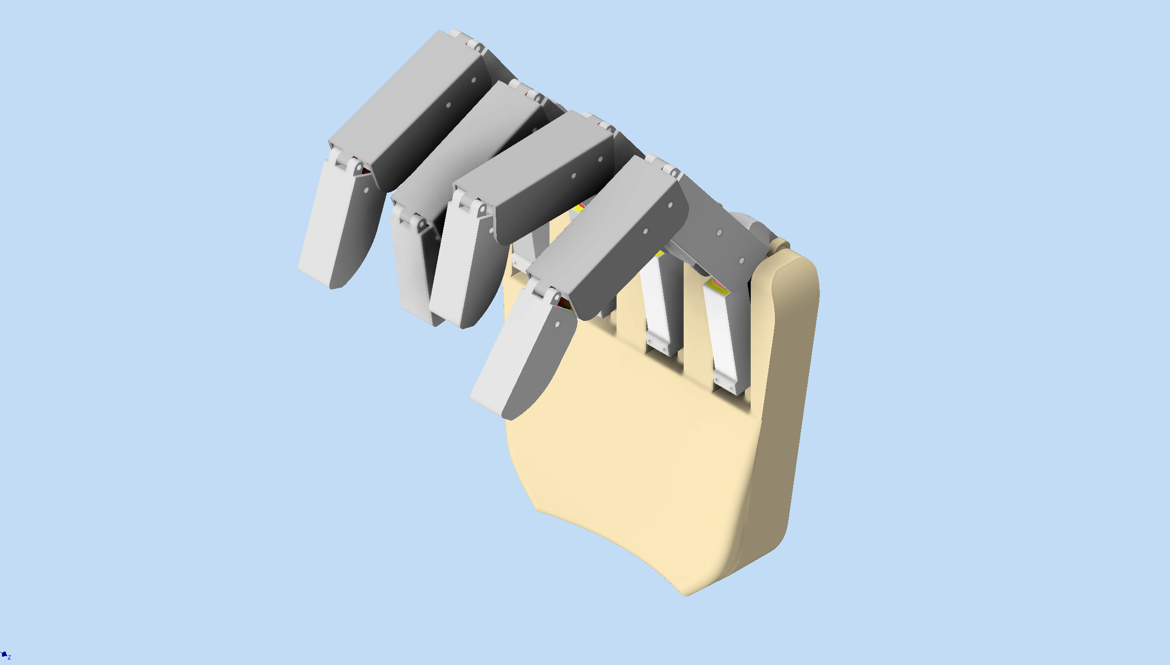 大型机械手原型。