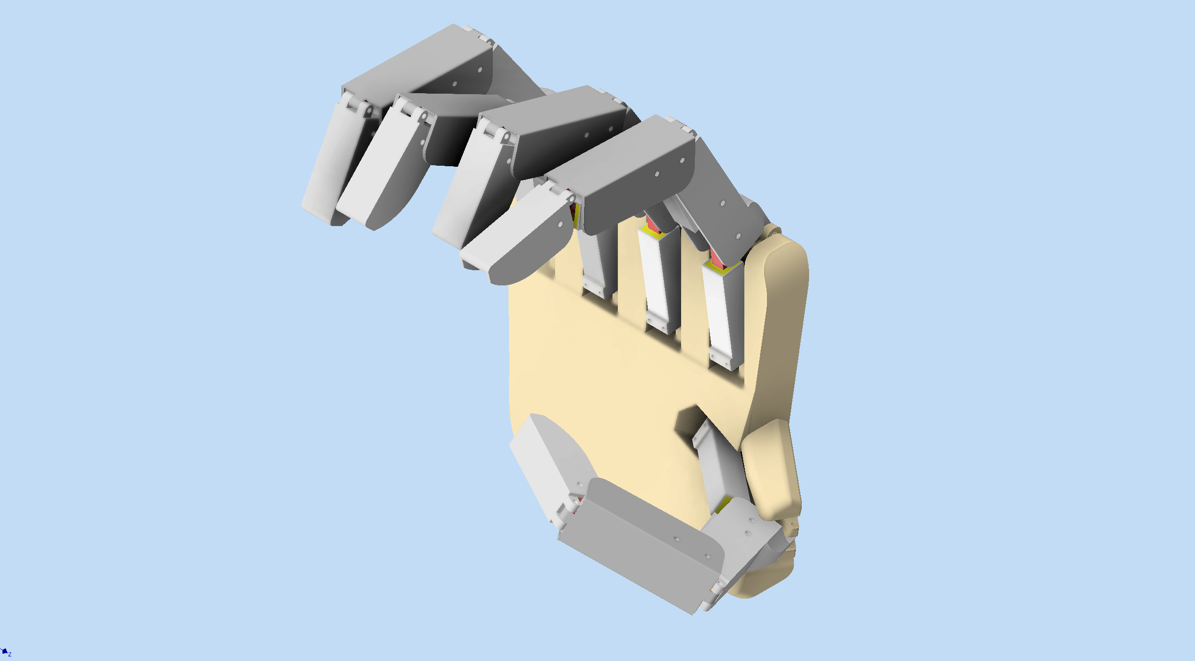 大型机械手原型。