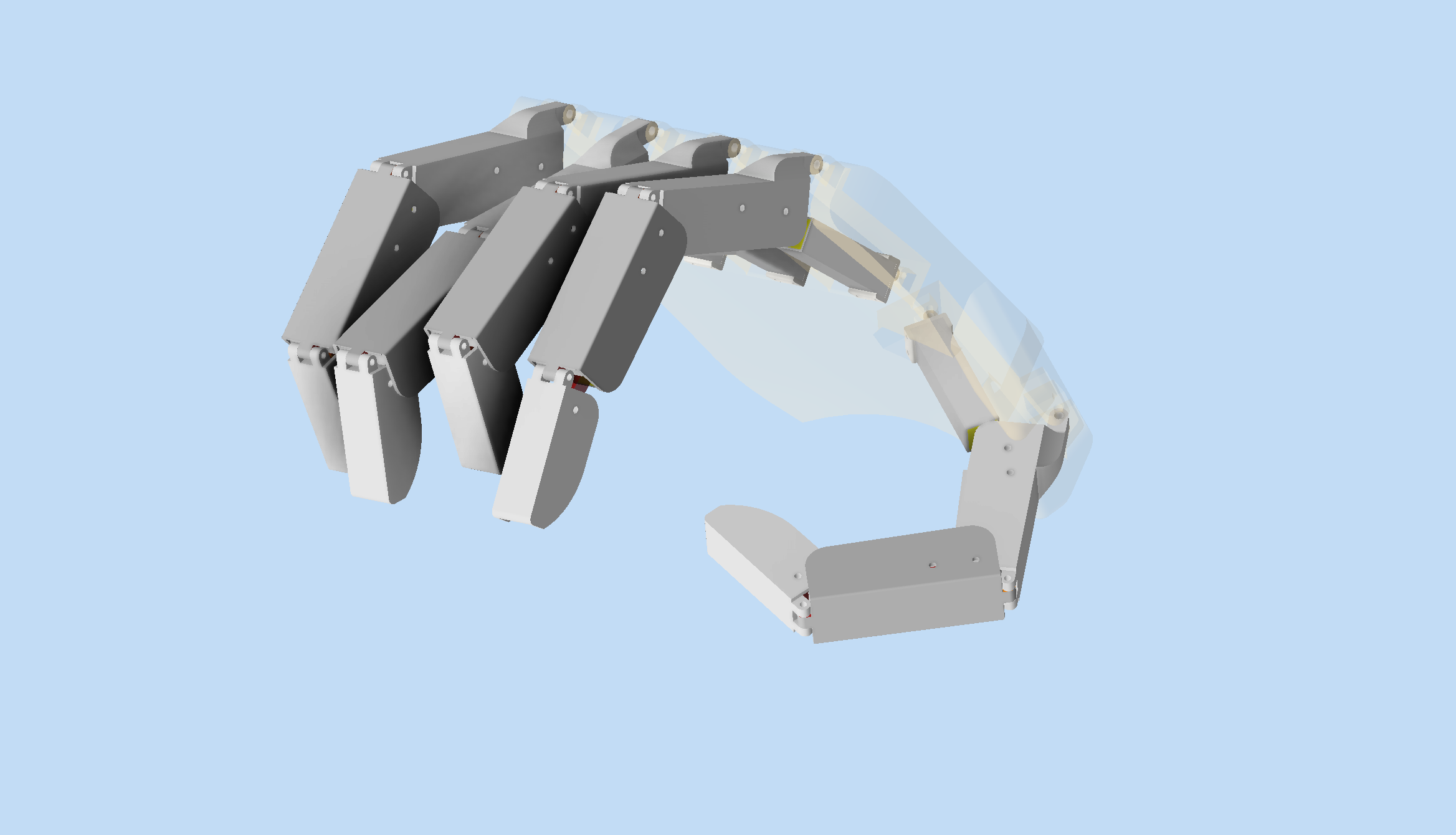 大型机械手原型。