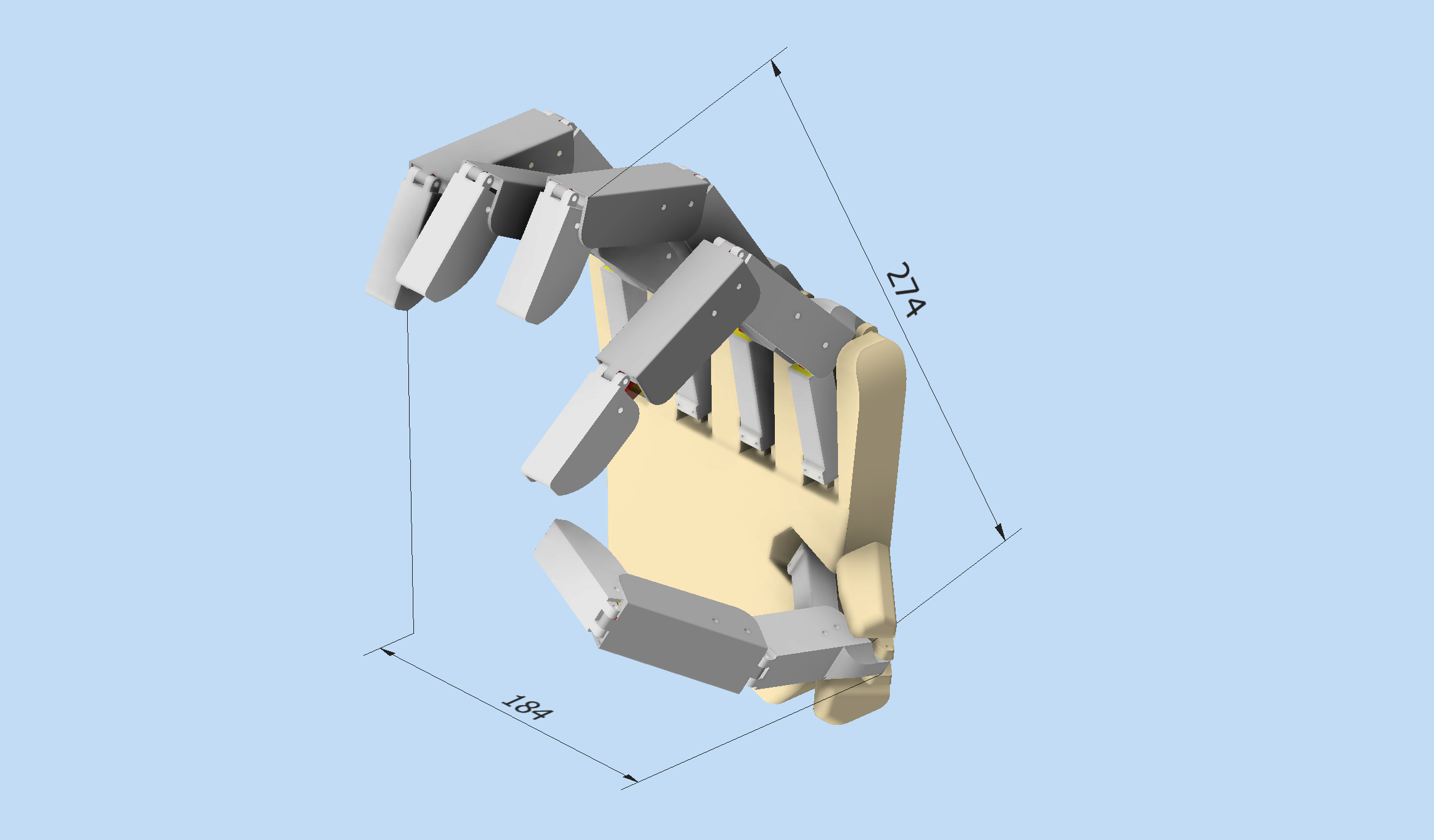 大型机械手原型。