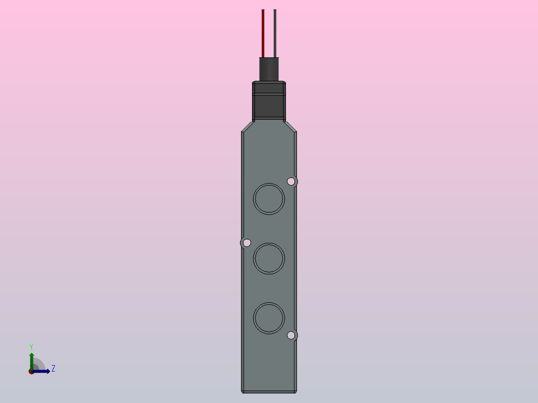 SY9120-L-C8-12 L型插座式电磁阀[SY9120-6-L-02-C8-F2]左视图
