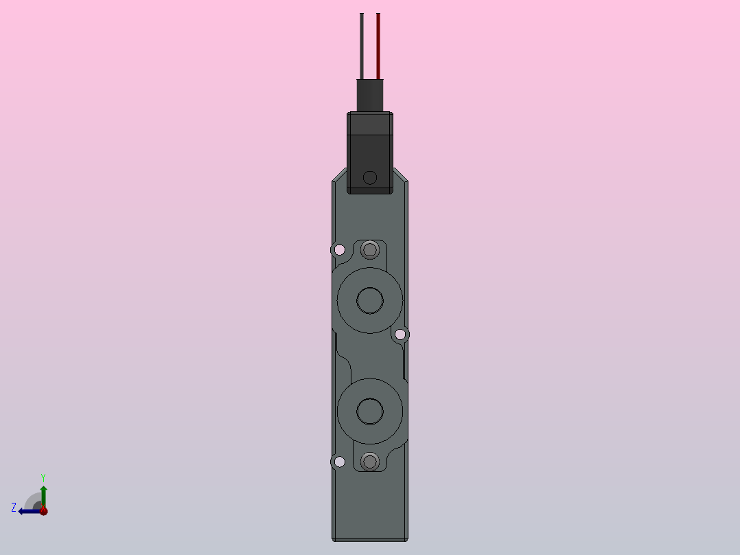 SY9120-L-C8-12 L型插座式电磁阀[SY9120-6-L-02-C8-F2]右视图