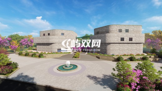 中型三层博物馆原创设计缩略图