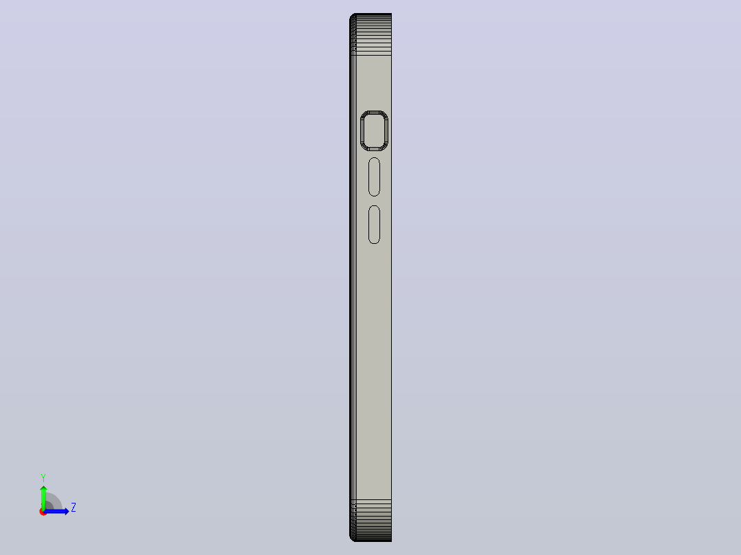 Phone 14 Pro 无摄像头凸起保护壳 13左视图