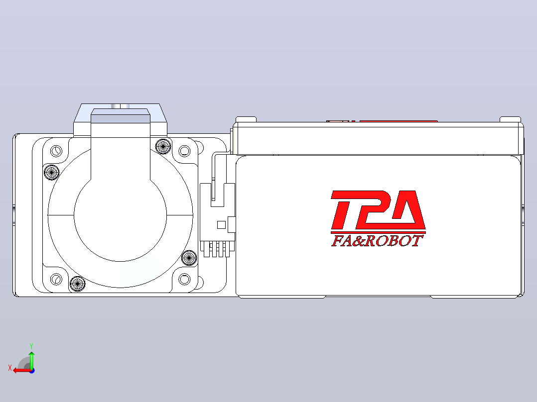 滚珠丝杠直线轴带导轨全封闭TPA-HCR-110D-1610C-L1200-MR-C-P40-N3后视图