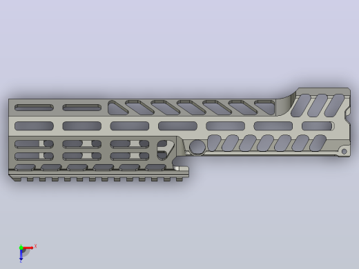 SIG-XM7建模模型俯视缩略图