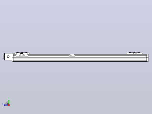 皮带直线轴双滑块型TPA-GCBS-80-P60-L400-DR-M20-N3右视缩略图