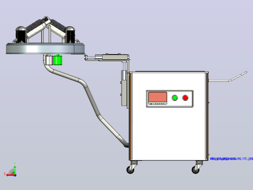 搅拌圆弧形锅盖自动清理装置后视缩略图