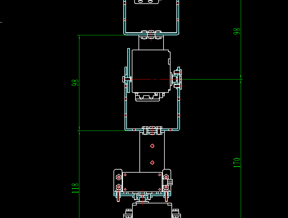 仿人肩机械臂CAD