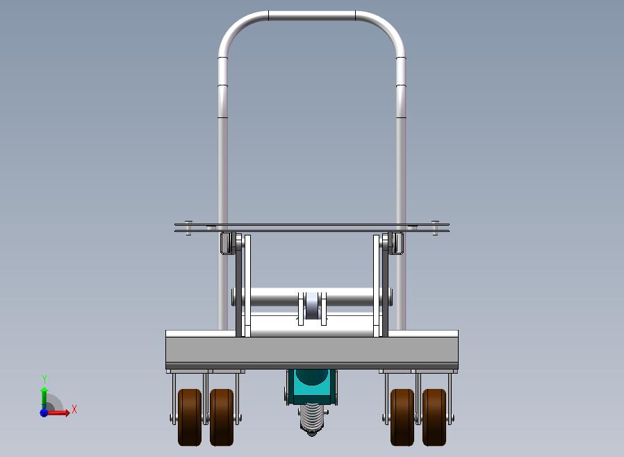 A53-液压式单剪叉升降机前视图