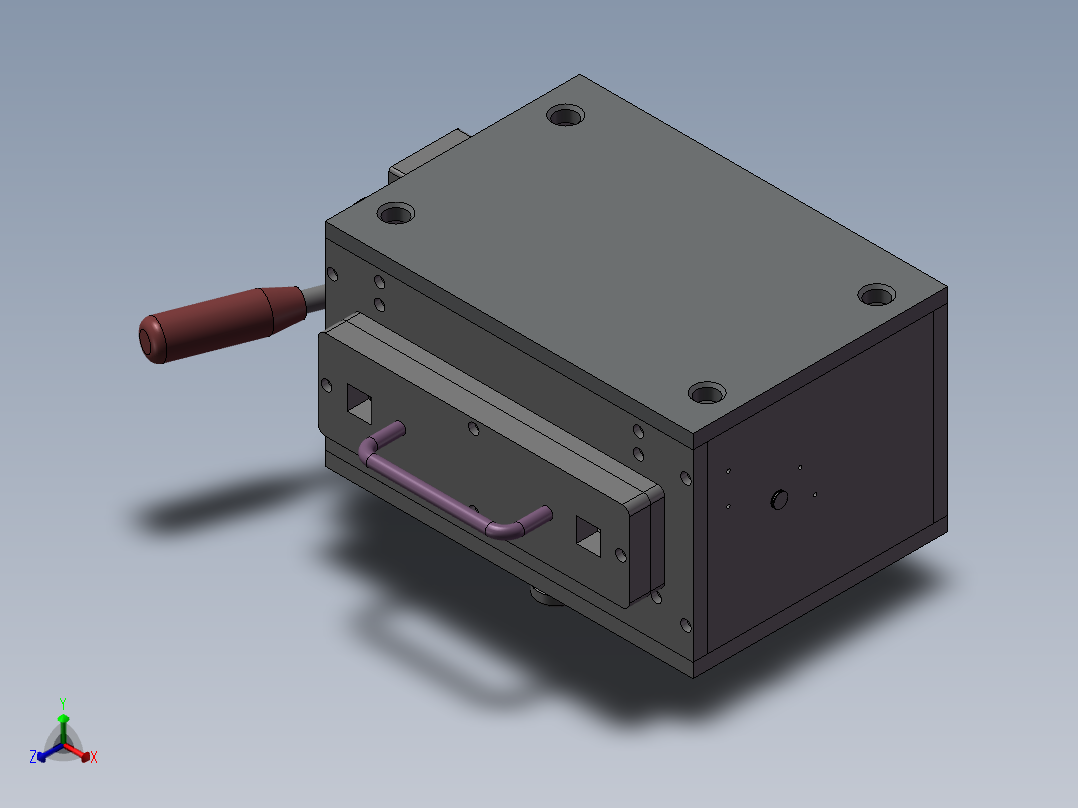 测试夹具--感度检查器(1)正等轴测图
