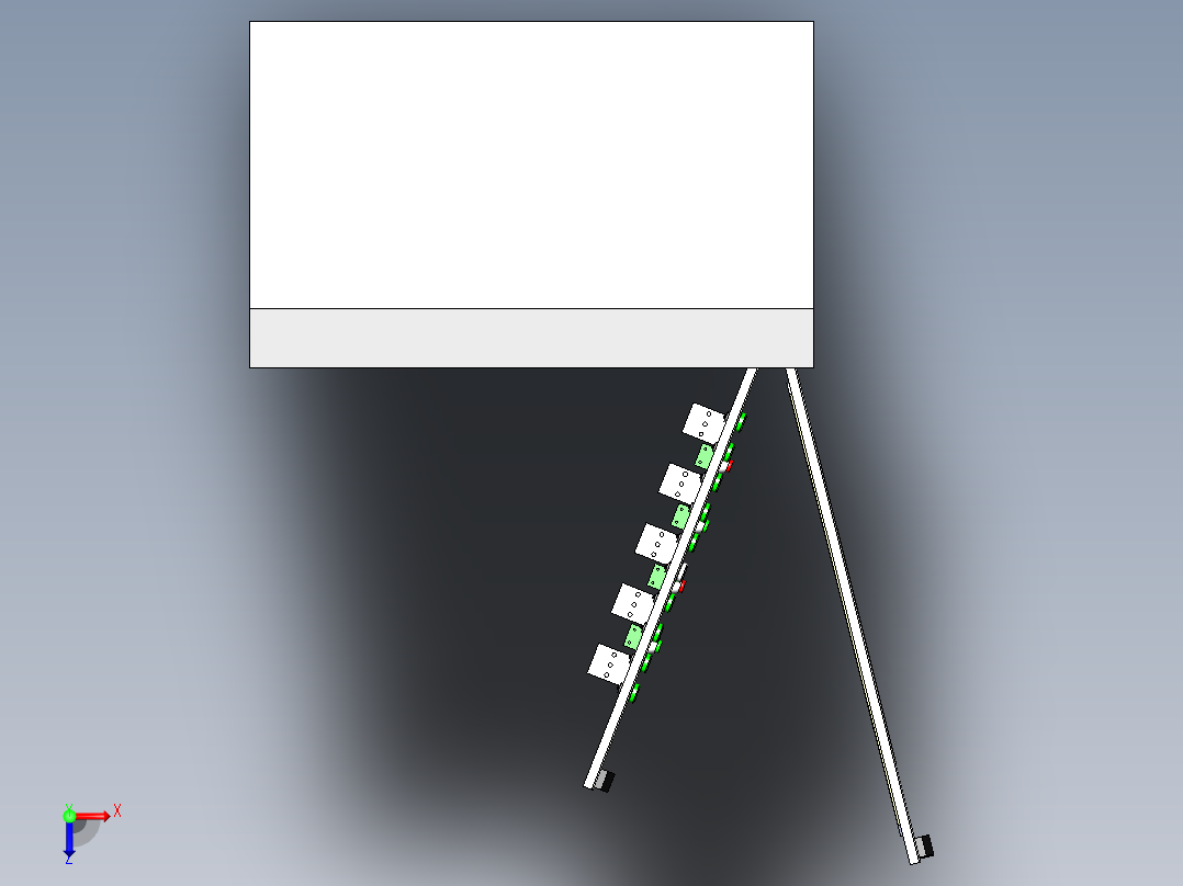 仿威图电控柜 3D图 机械钣金设计素材3D模型文件资料俯视图