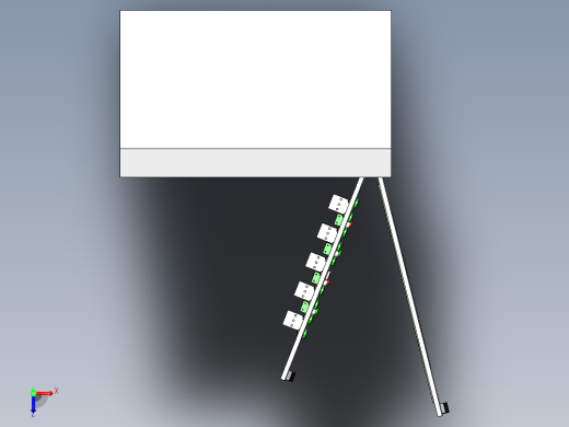 仿威图电控柜 3D图 机械钣金设计素材3D模型文件资料俯视缩略图