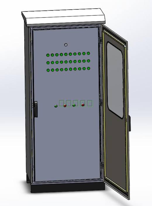仿威图电控柜 3D图 机械钣金设计素材3D模型文件资料缩略图