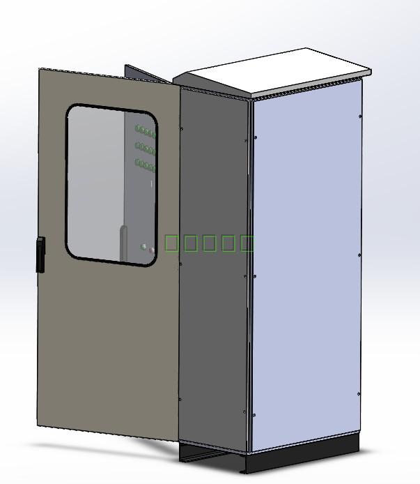 仿威图电控柜 3D图 机械钣金设计素材3D模型文件资料