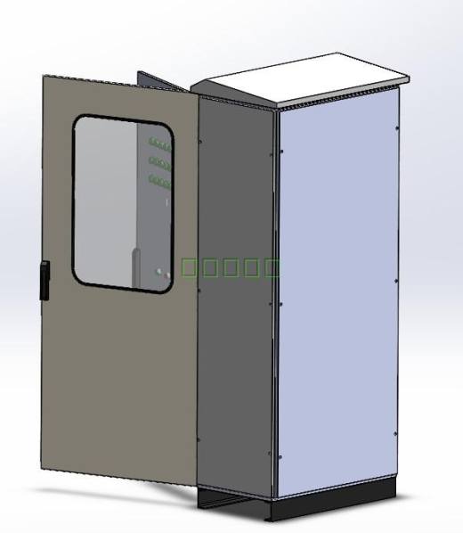 仿威图电控柜 3D图 机械钣金设计素材3D模型文件资料缩略图