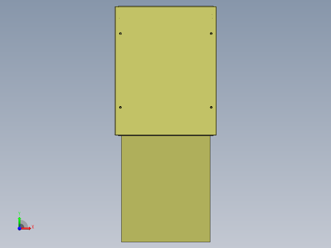 超低液压升降台 3D图纸 机械设计3D模型参考资料素材前视图