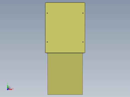 超低液压升降台 3D图纸 机械设计3D模型参考资料素材前视缩略图