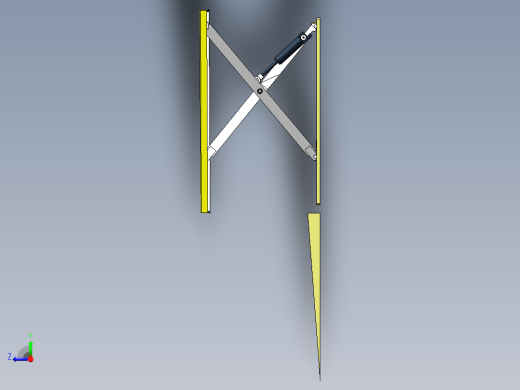 超低液压升降台 3D图纸 机械设计3D模型参考资料素材右视缩略图