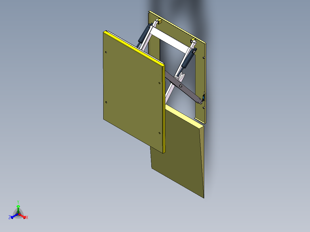 超低液压升降台 3D图纸 机械设计3D模型参考资料素材正等轴测图
