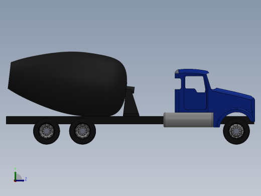 搅拌车左视缩略图
