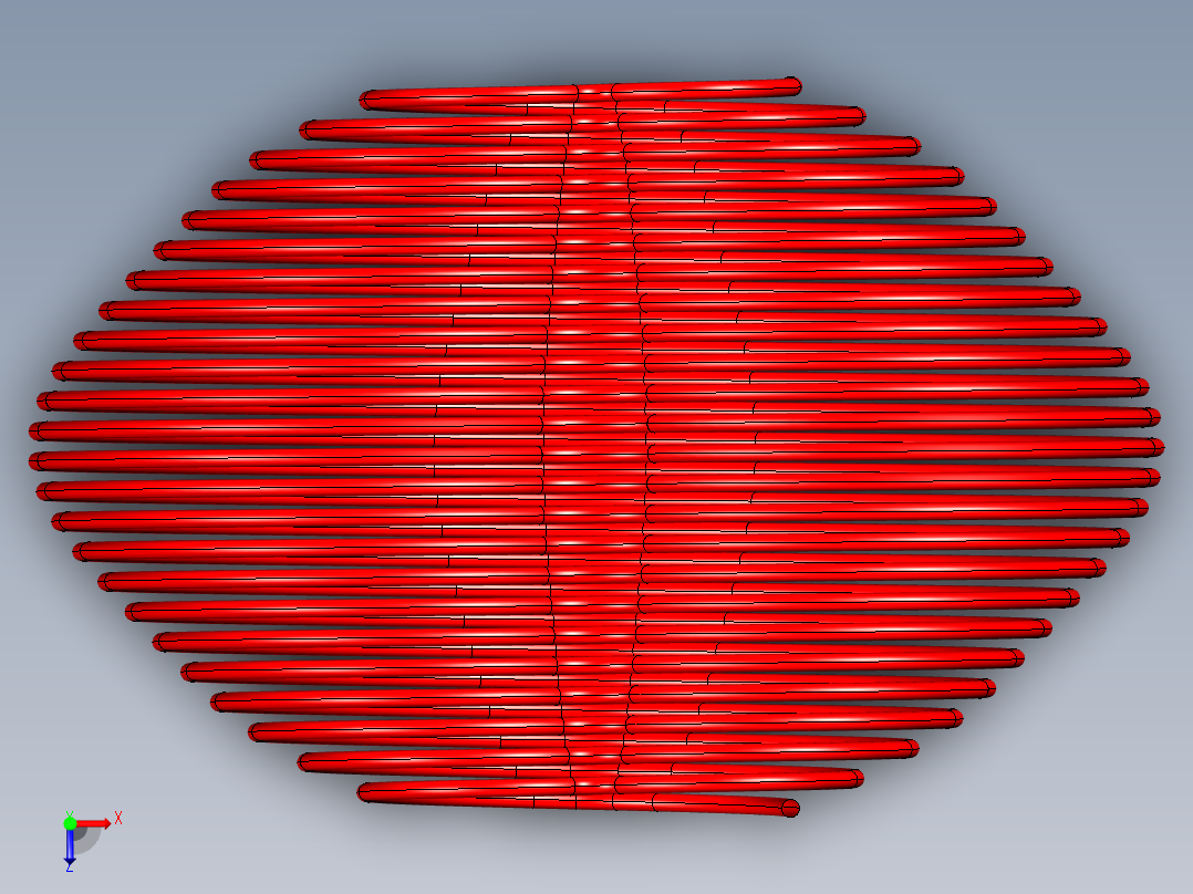 catia画的爱心俯视图